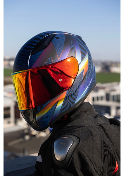 Rapıd 2 Optık Mat Mavi-Mor Kask modelleri