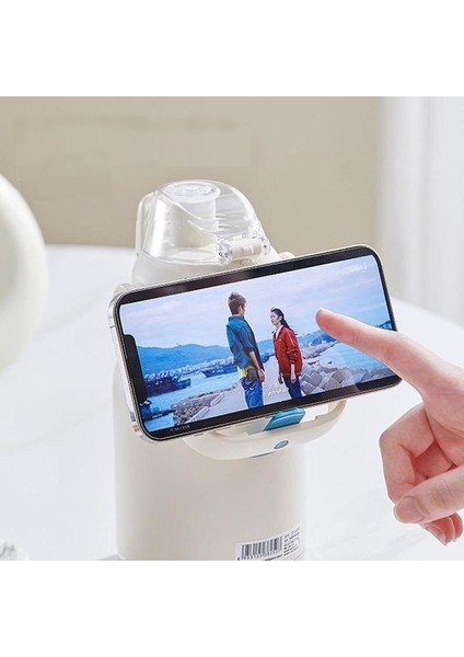Çelik Termos Matara Phone Holder 1000ML Siyah fırsatları