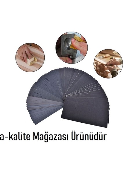 Kağıt Zımpara Su Zımpara Seti 10 Parça (60-80-100-120-150-180-320-600-800-1200)A4 Kağıtboyutunda