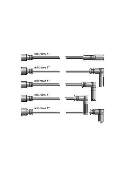 Buji Kablo Takımı Fıat Tıpo 1.4 Ie
