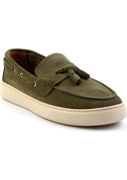 Haki Süet Hakiki Deri Erkek Casual Ayakkabı E01863815002 fiyatları