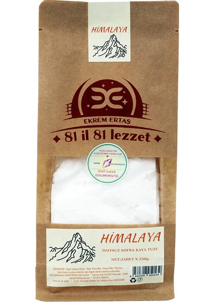 Himalaya Kaya Tuzu Beyaz Öğütülmüş