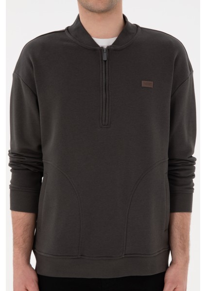 Erkek Antrasit Sweatshirt 50293380-VR006