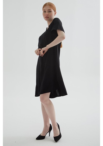 Viskon Elbise Siyah fırsatları