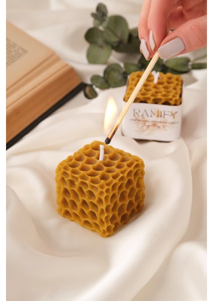 %100 Doğal El Yapımı Petek Balmumu Mum (5cmx5cm) fiyatları