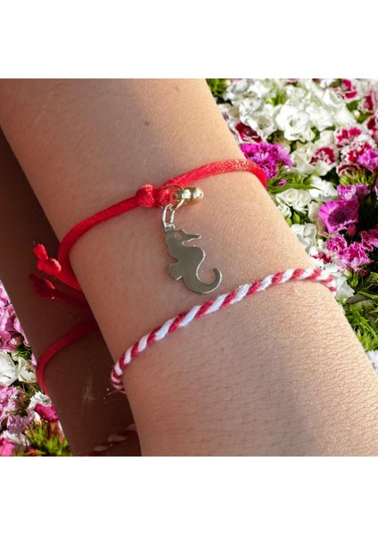 Marteniçka Bileklik Şans Bilekliği Denizatı ve Kalp Figürlü Özel Tasarım Dilek Bilekliği fiyatları