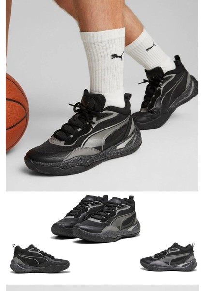 Playmaker Pro Siyah Erkek Basketbol Ayakkabı 37901401