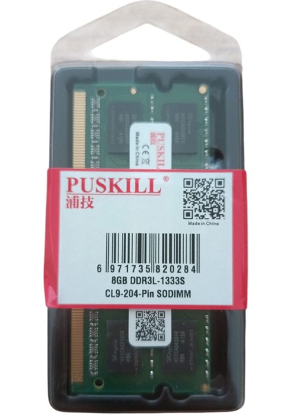 Puskıll 8gb Ram, Dizüstü Bilgisayar Için 8 GB Ram, 8gb DDR3LBELLEK