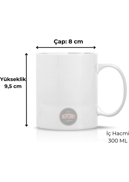 Deepcraft Eğlenceli Kurabiye Kupa 300 ml
