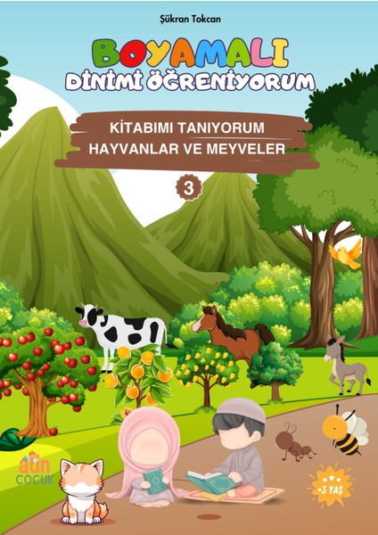 Boyamalı Dinimi Öğreniyorum Seti 3 Kitap modelleri