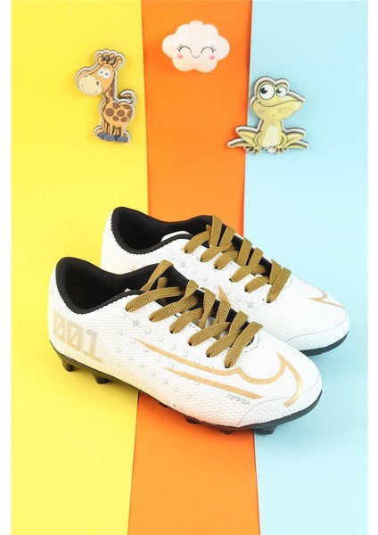 Çocuk Krampon Çim Saha Erkek Çocuk Futbol Ayakkabı Çivili Futbol Spor Ayakkabısı