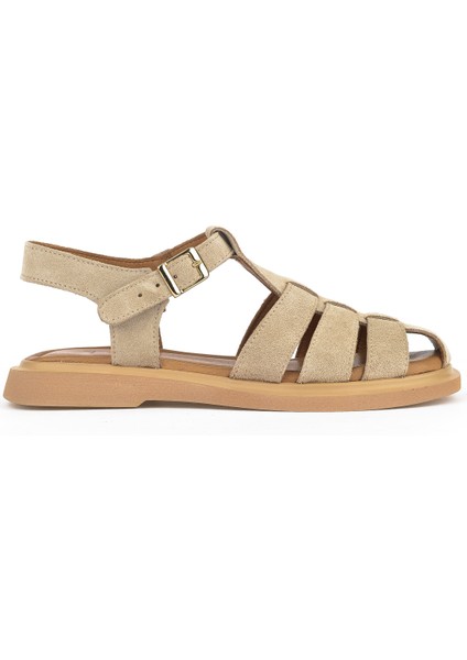 Kadın Deri Sandalet 1511047Z6002 Bej