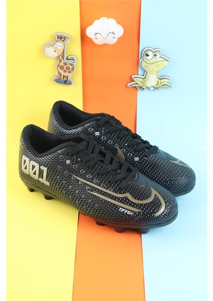 Çocuk Krampon Çim Saha Erkek Çocuk Futbol Ayakkabı Çivili Futbol Spor Ayakkabısı