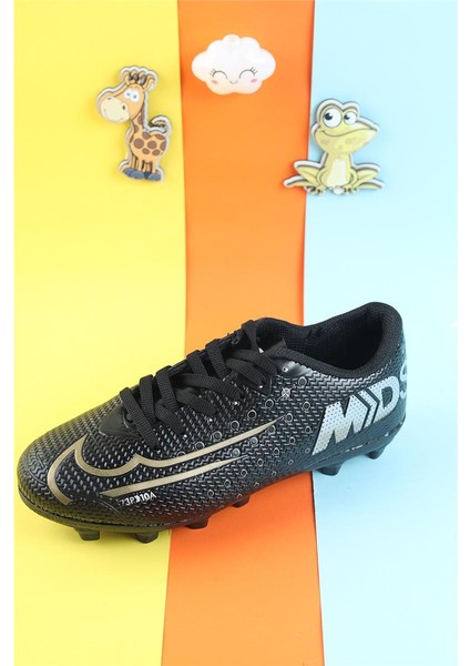 Çocuk Krampon Çim Saha Erkek Çocuk Futbol Ayakkabı Çivili Futbol Spor Ayakkabısı