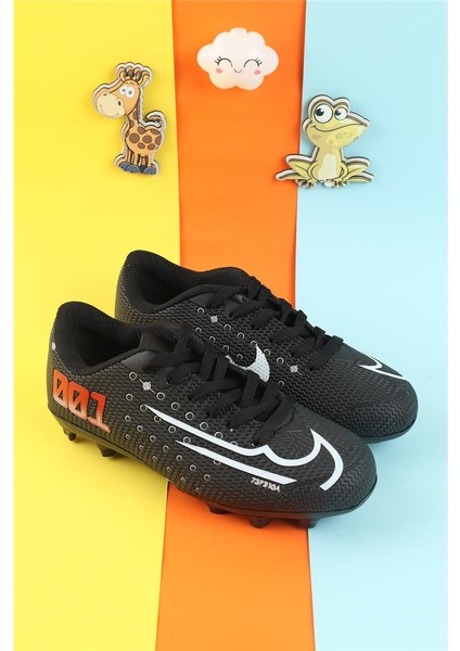 Çocuk Krampon Çim Saha Erkek Çocuk Futbol Ayakkabı Çivili Futbol Spor Ayakkabısı