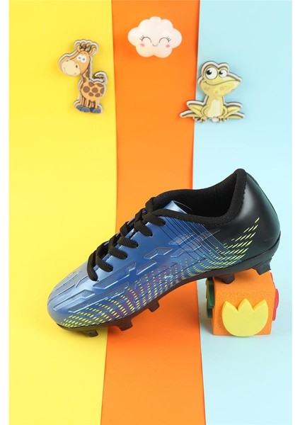 Çocuk Krampon Çim Saha Erkek Çocuk Futbol Ayakkabı Çivili Futbol Spor Ayakkabısı