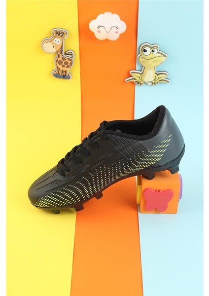 Çocuk Krampon Çim Saha Erkek Çocuk Futbol Ayakkabı Çivili Futbol Spor Ayakkabısı