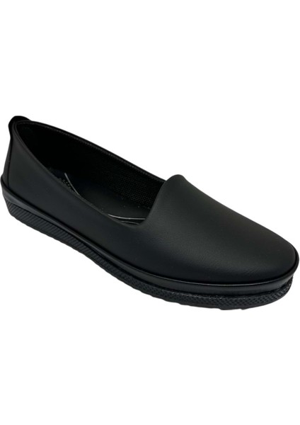 Siyah Mat Günlük Kadın Babet Ayakkabı CKR00942 - 39 indirimleri