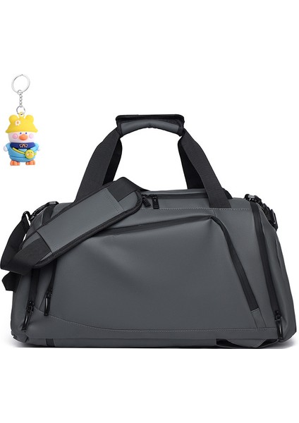 Seyahat Çantası Erkek Crossbody Islak Ve Kuru Ayrılmış Bağımsız Ayakkabı Bölmesi Büyük Kapasiteli Taşınabilir Sırt Çantası Yüzme Spor (Yurt Dışından)