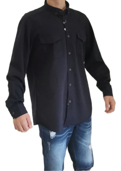 Erkek Uzun Kol Baharlık Flam Pamuk Gömlek modelleri