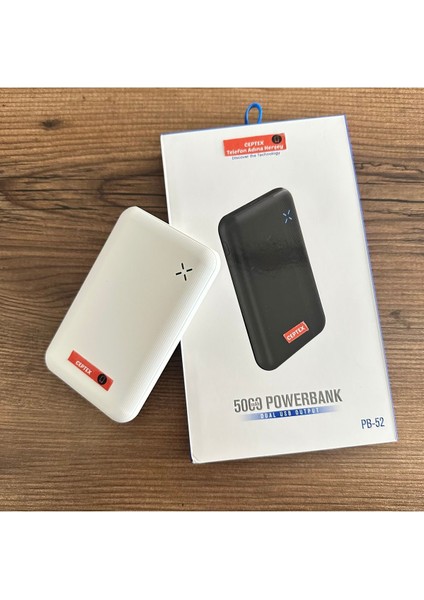 Tüm Model Telefonlar Için Uyumlu 5.000 mAh Powerbank Pb-52