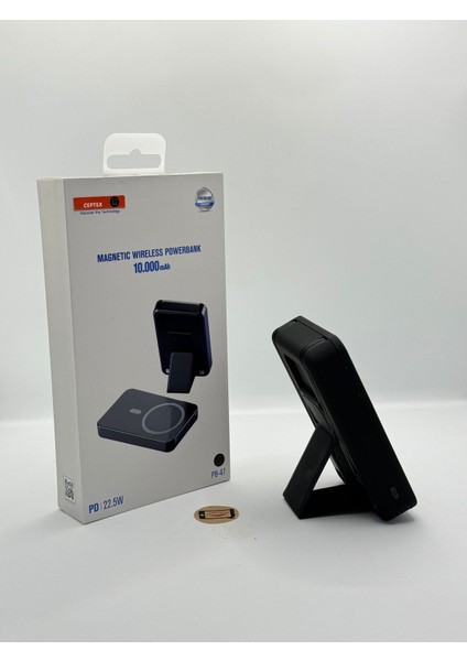 Apple iPhone Uyumlu Magsafe Powerbank Kablosuz Şarj Aleti 10.000 mAh Pb-47 fiyatları