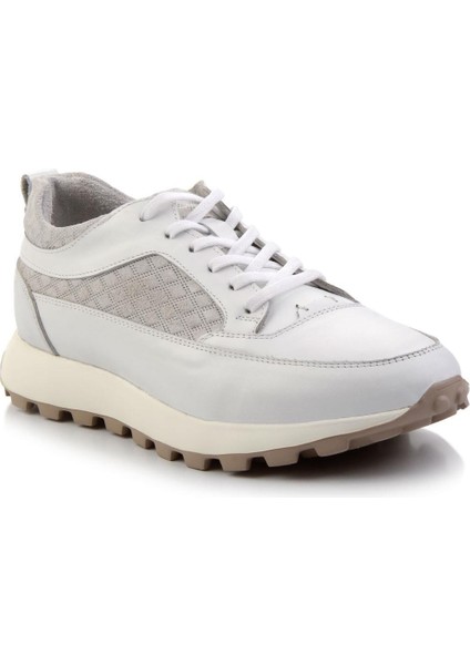 Beyaz Deri Erkek Sneaker E01034222403 fiyatları