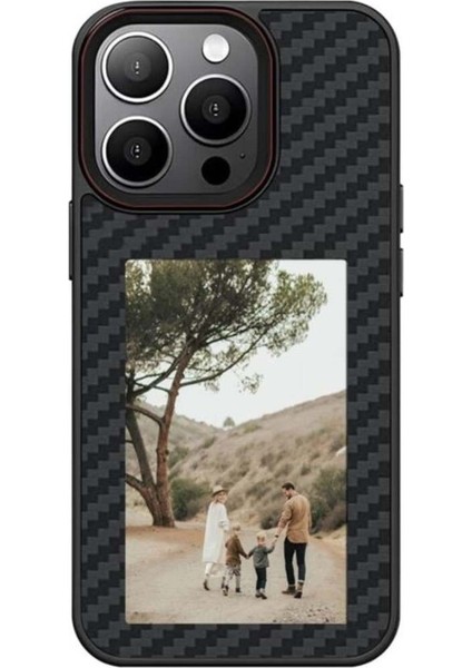 iPhone 15 Pro Max Uyumlu Nfc Fotoğraf Resim Yansıtmalı Kişiselleştirilebilir Insta Silikon Kılıf