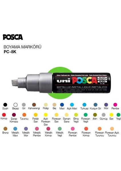 Uni Posca Boyama Markörü 8K 1'li (PC-8K) fiyatları