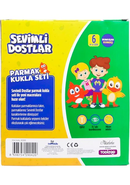 Sevimli Dostlar Parmak Kukla Seti