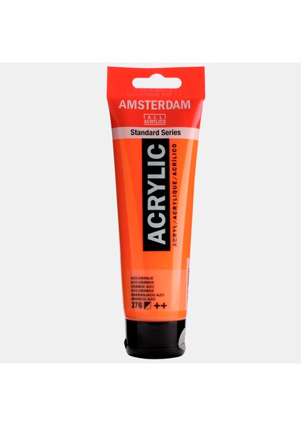 Amsterdam Akrilik Boya 120 Ml. 276 Orange Azo