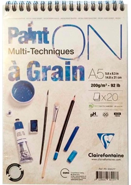 Pd966417 Paınt-On A Graın 120Gr A5 Cm Çizm Bl