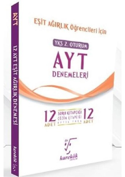 AYT 12'li Deneme Seti [Eşit Ağırlık]