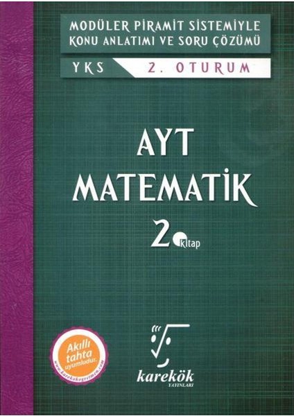 Karakök Yayıncılık AYT Matematik 2. Kitap