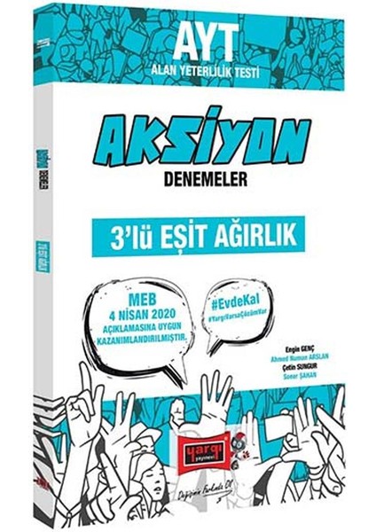 AYT Eşit Ağırlık AKS iyon 3'Lü Denemeler