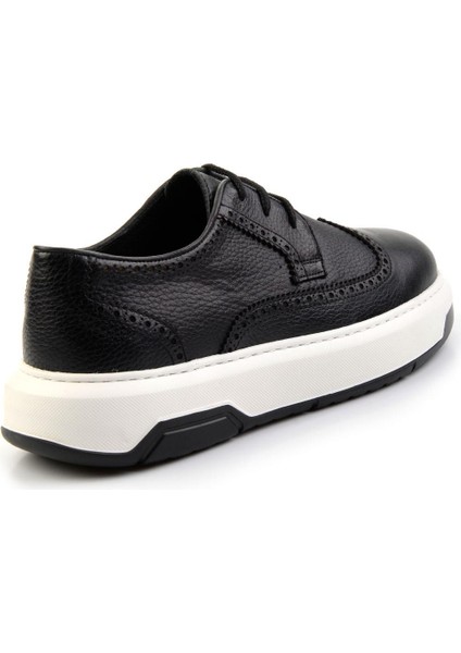 Siyah Deri Erkek Casual Ayakkabı E01034333303 modelleri