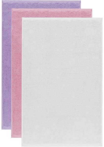 3 Lü Renkli El Yüz Havlu Seti Pamuklu Natural Harmony fırsatları