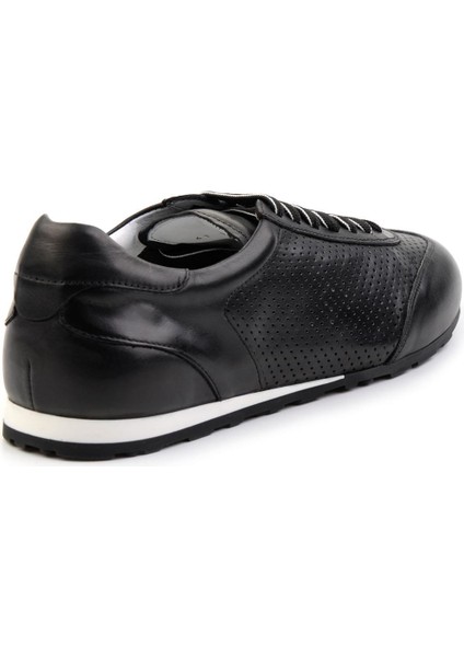 Siyah Deri Erkek Sneaker E01083017103