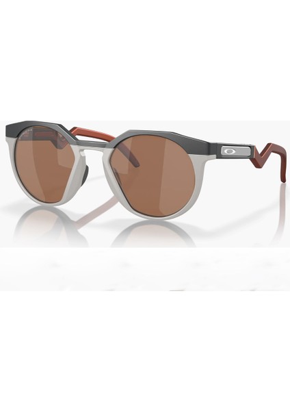 OO9242-06-52 Hsnt Unisex Kemik Geometrik Çerçeve Yuvarlak Cam Güneş Gözlüğü