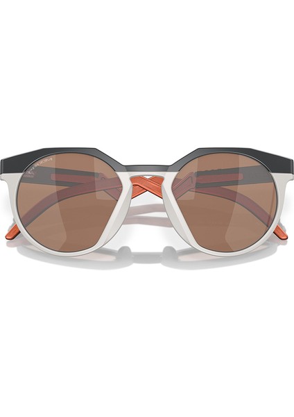 OO9242-06-52 Hsnt Unisex Kemik Geometrik Çerçeve Yuvarlak Cam Güneş Gözlüğü