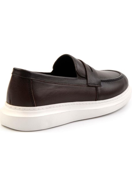 Kahve Deri Erkek Casual Ayakkabı E01081010103 fırsatları