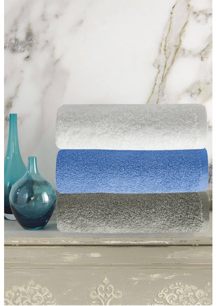 3 Lü Renkli El Yüz Havlu Seti Pamuklu Natural Harmony fiyatları