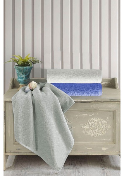 3 Lü Renkli El Yüz Havlu Seti Pamuklu Natural Harmony modelleri