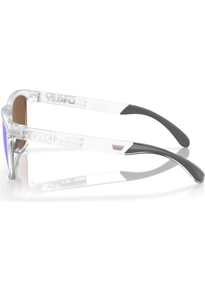 OO9284-12-55 Frogskins Range Kadın Şeffaf Çerçeve Mor Cam Güneş Gözlüğü fiyatları