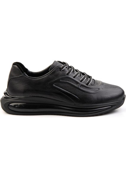 Siyah Hakiki Deri Erkek Sneaker E01084212003