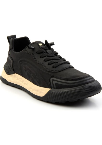 Siyah Deri Erkek Sneaker E01185510603 modelleri