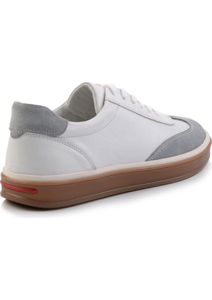 Beyaz Deri Erkek Sneaker E01728358003 modelleri