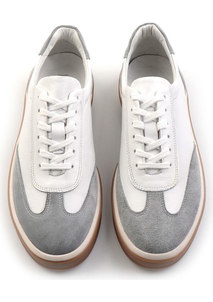 Beyaz Deri Erkek Sneaker E01728358003 fırsatları