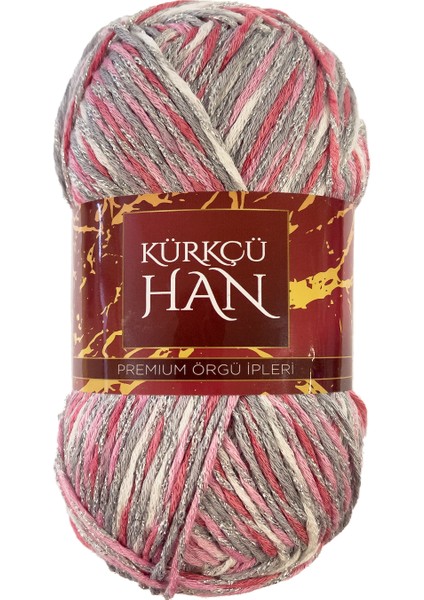 Elmas 100GR 190M Simli Örgü Ipi SM107