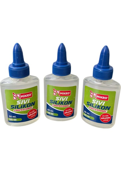 50 ml Sıvı Silikon ( 3 Adet )